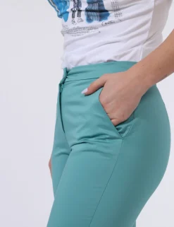 Pantaloni Caractere Verde