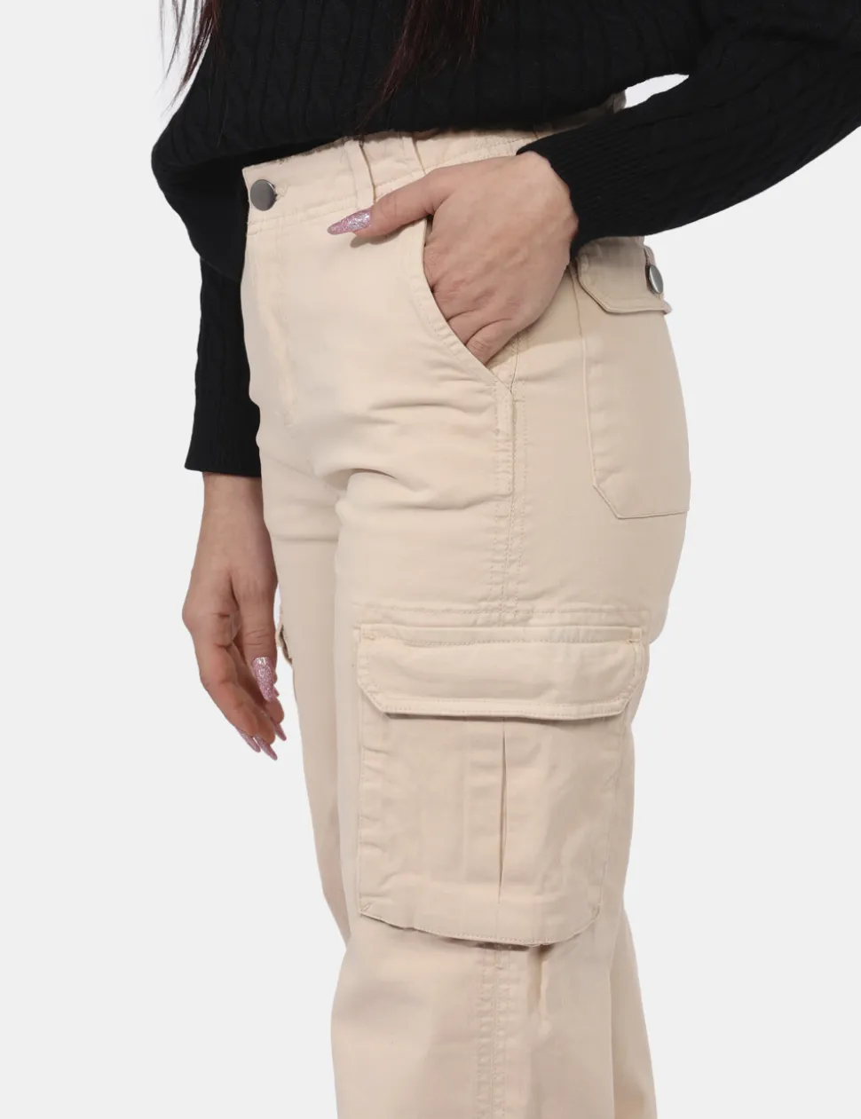 Pantaloni Cargo Concept83 Beige