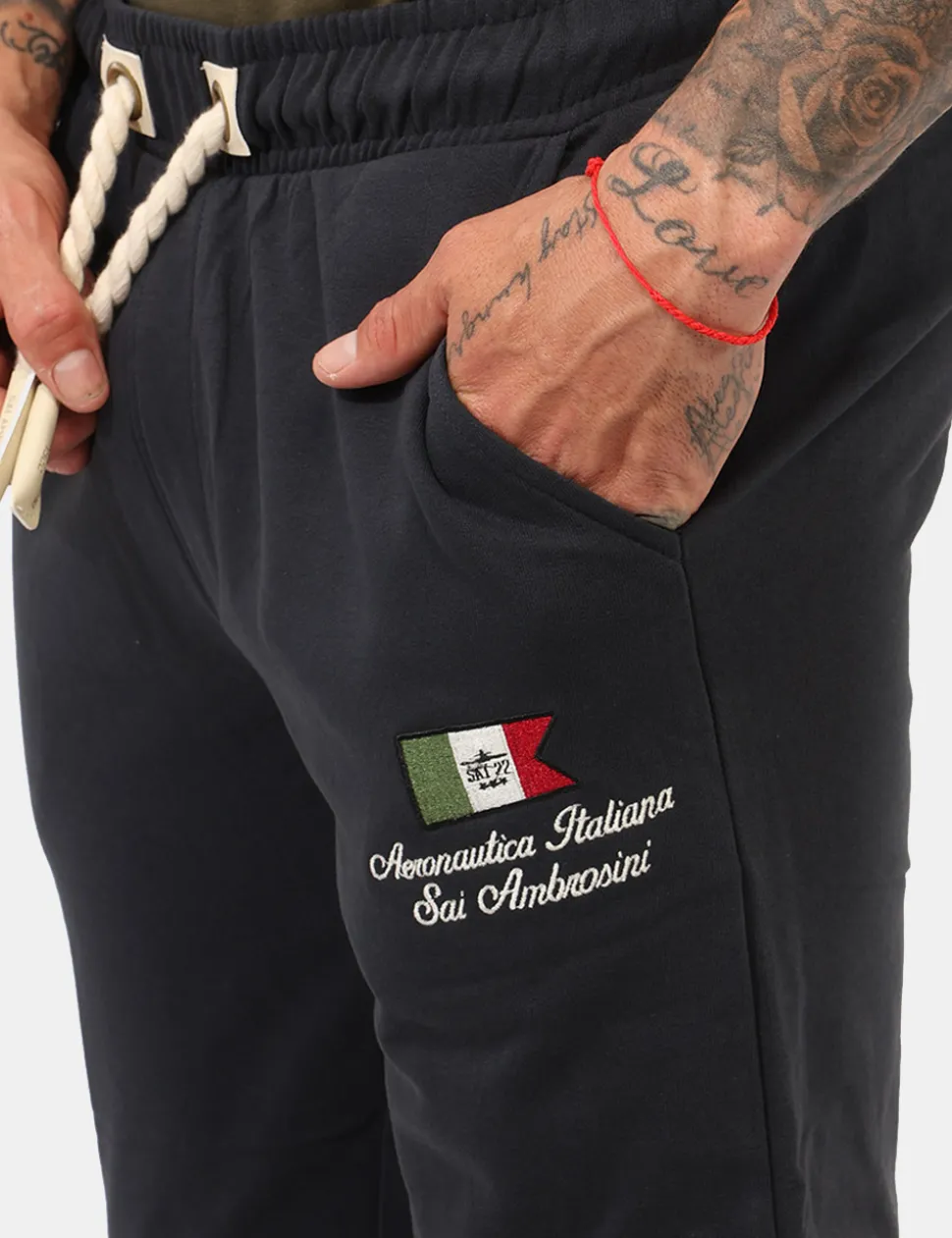 Pantaloni della tuta Aeronautica Italiana Blu