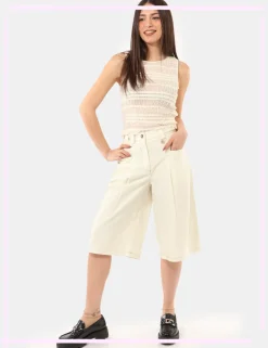 Pantaloni Fracomina Panna taglia S