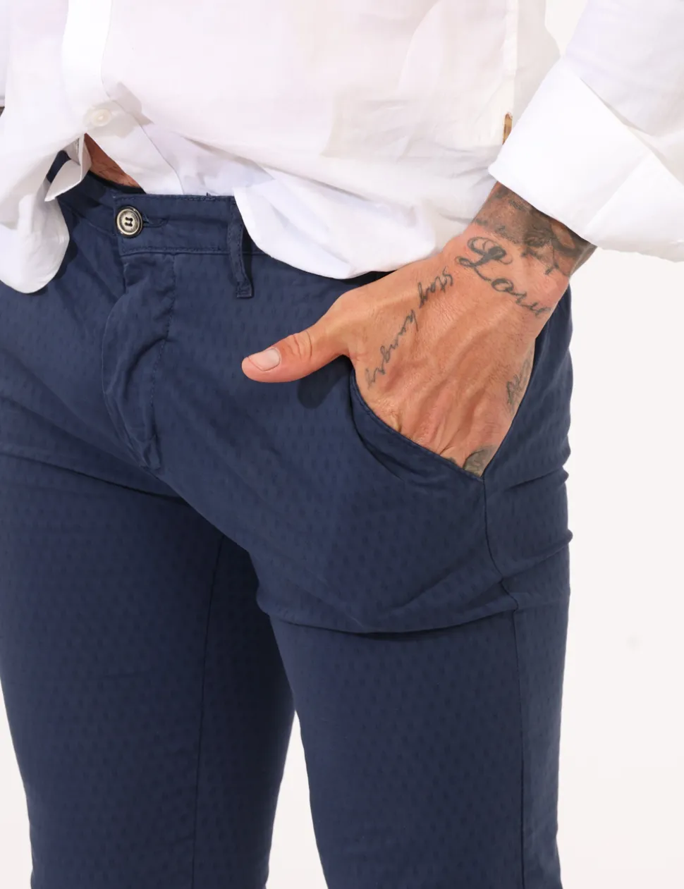 Pantaloni Gianni Lupo Blu