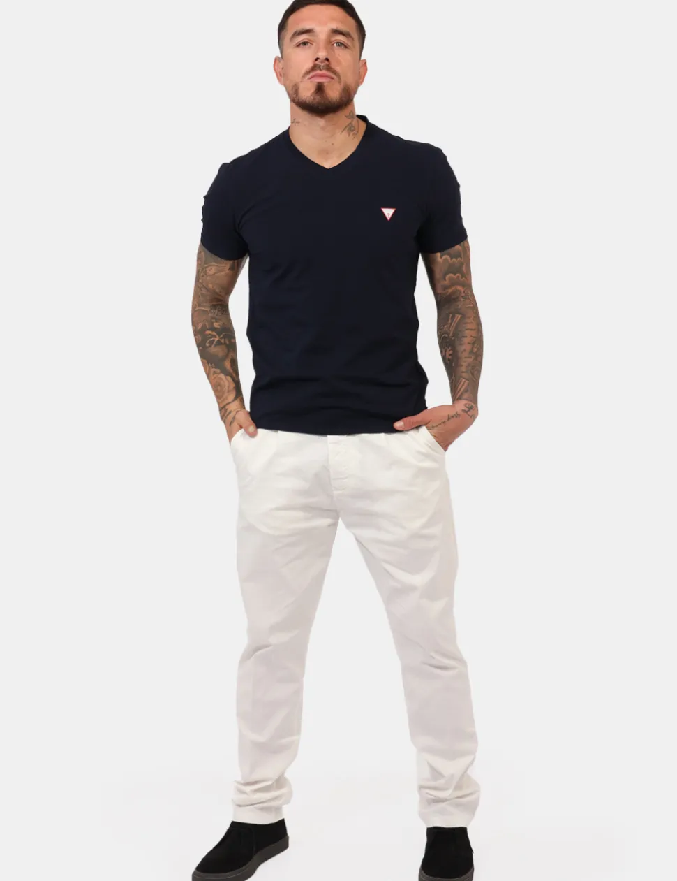 Pantaloni Guess Bianco