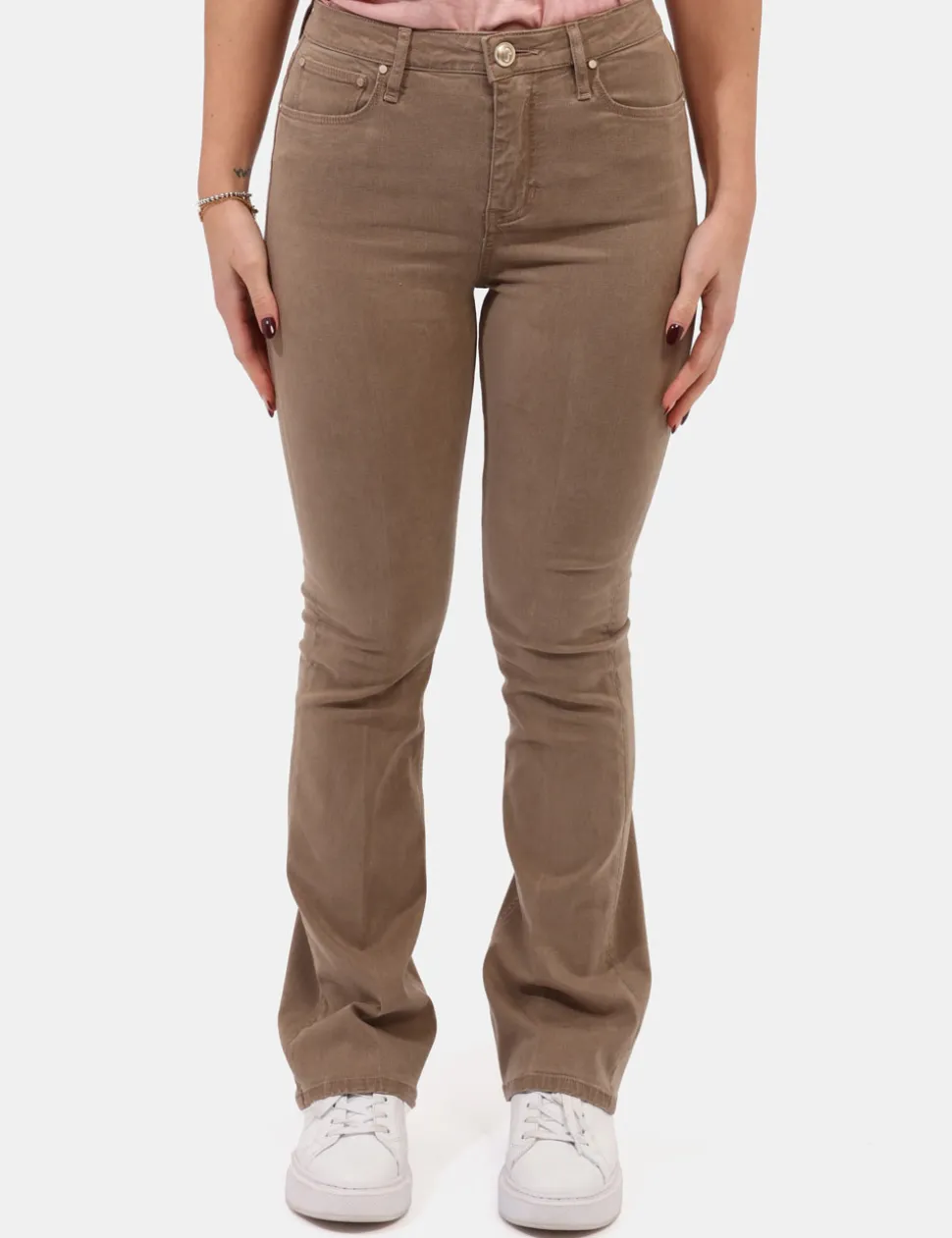 Pantaloni Guess Marrone