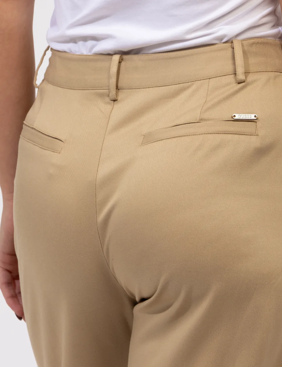 Pantaloni Guess Marrone