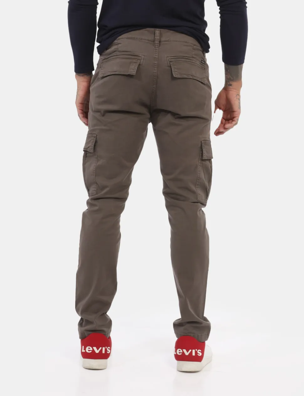 Pantaloni GUESS Marrone