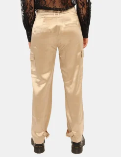 Pantaloni Guess Oro