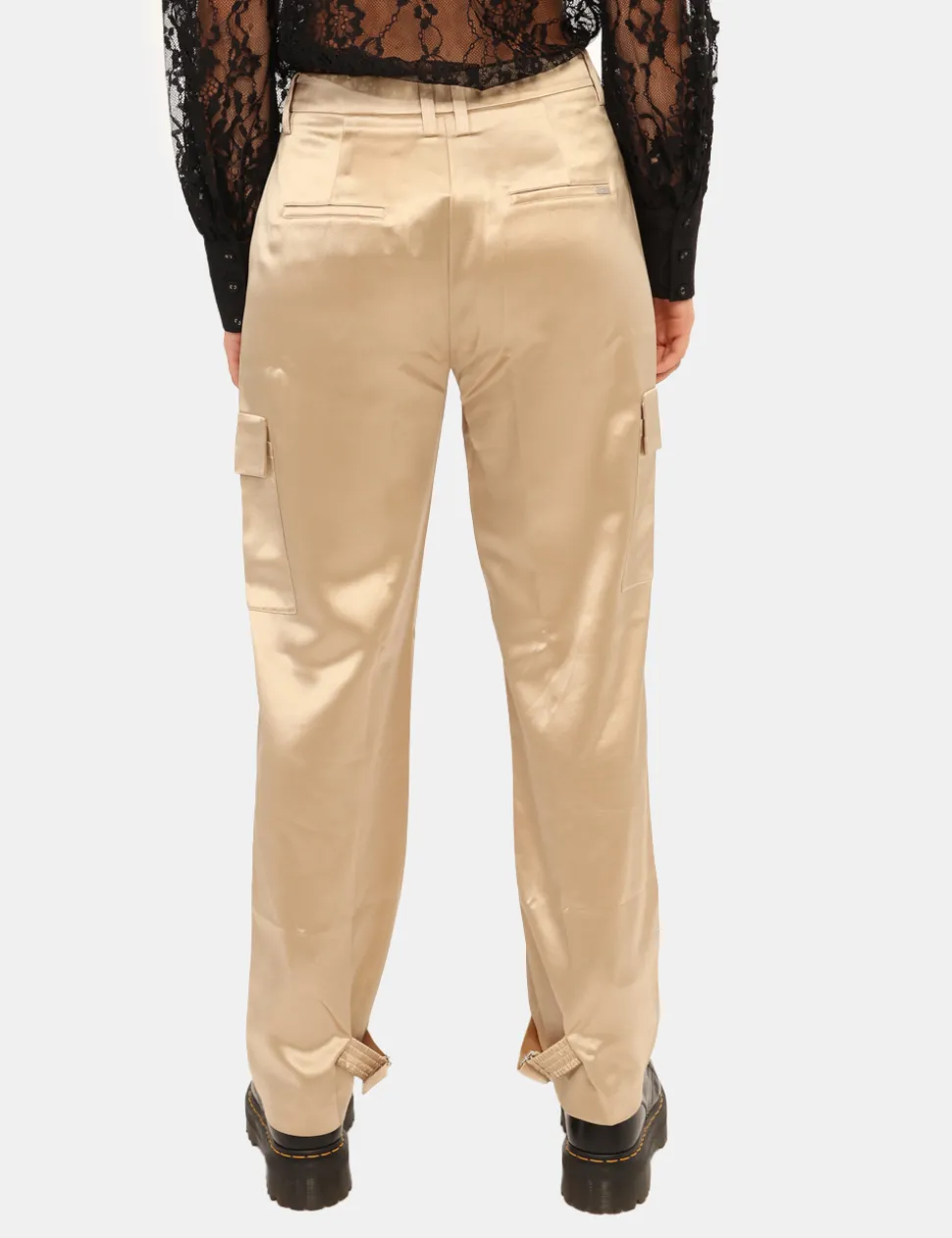 Pantaloni Guess Oro