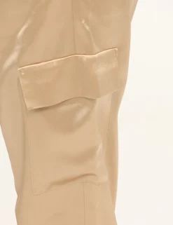 Pantaloni Guess Oro