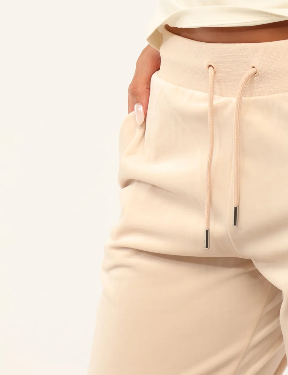 Pantaloni Guess Panna