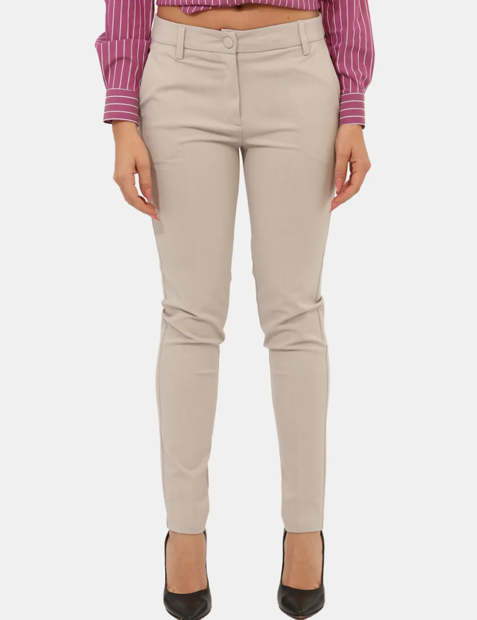 Pantaloni Materica Beige
