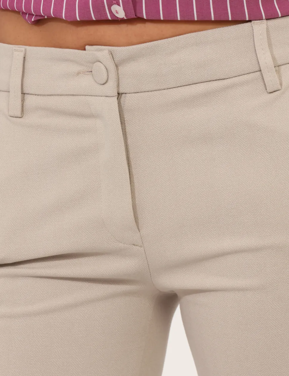 Pantaloni Materica Beige
