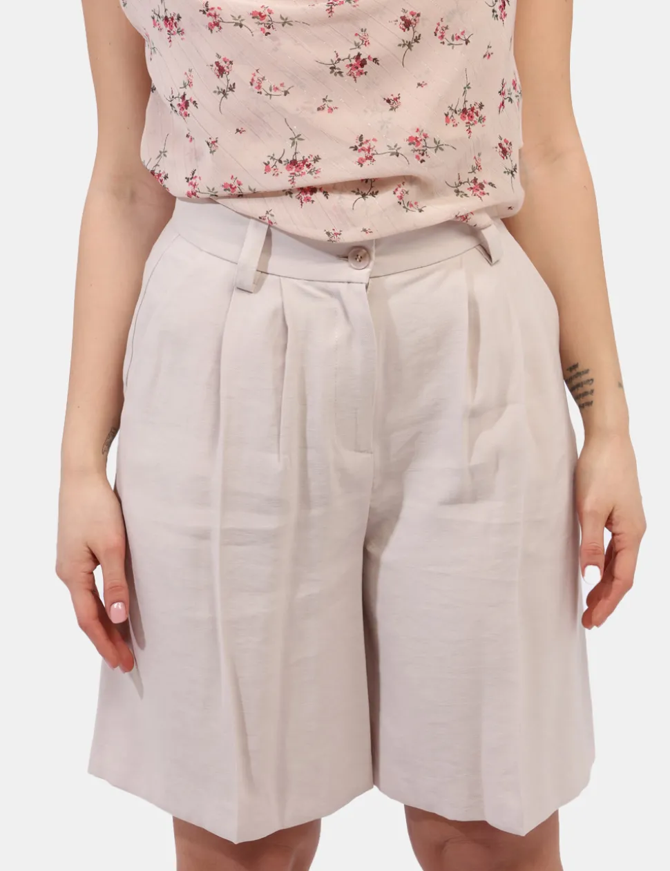 Pantaloni Materica Beige