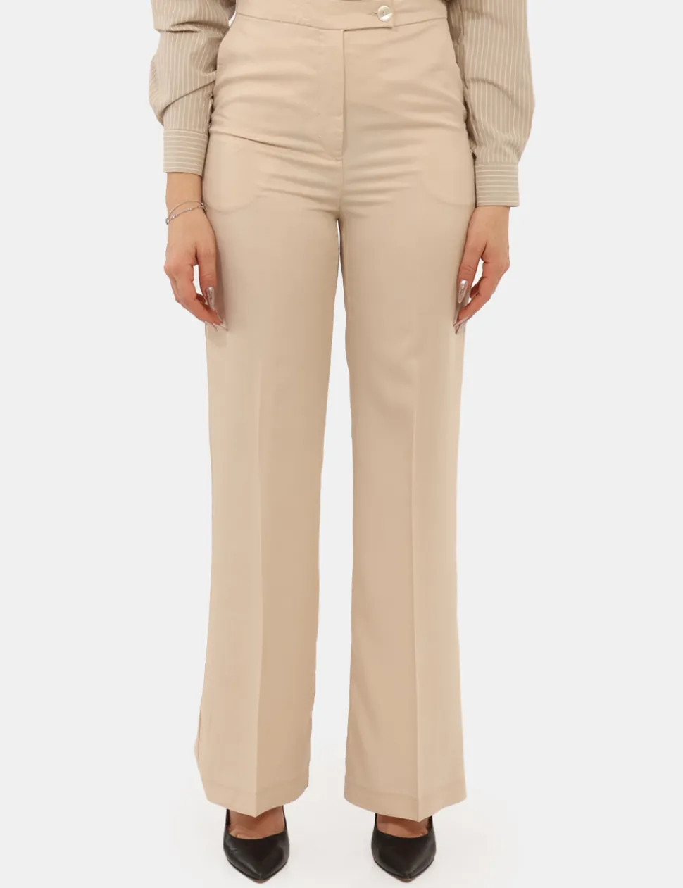 Pantaloni Materica Beige