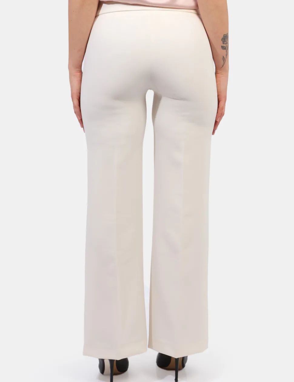 Pantaloni Materica Bianco