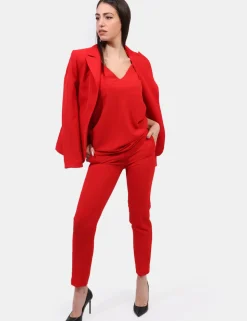 Pantaloni Materica Rosso
