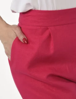 Pantaloni Rue De Clerie Fucsia