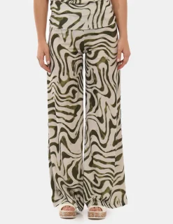Pantaloni Rue De Clerie Verde