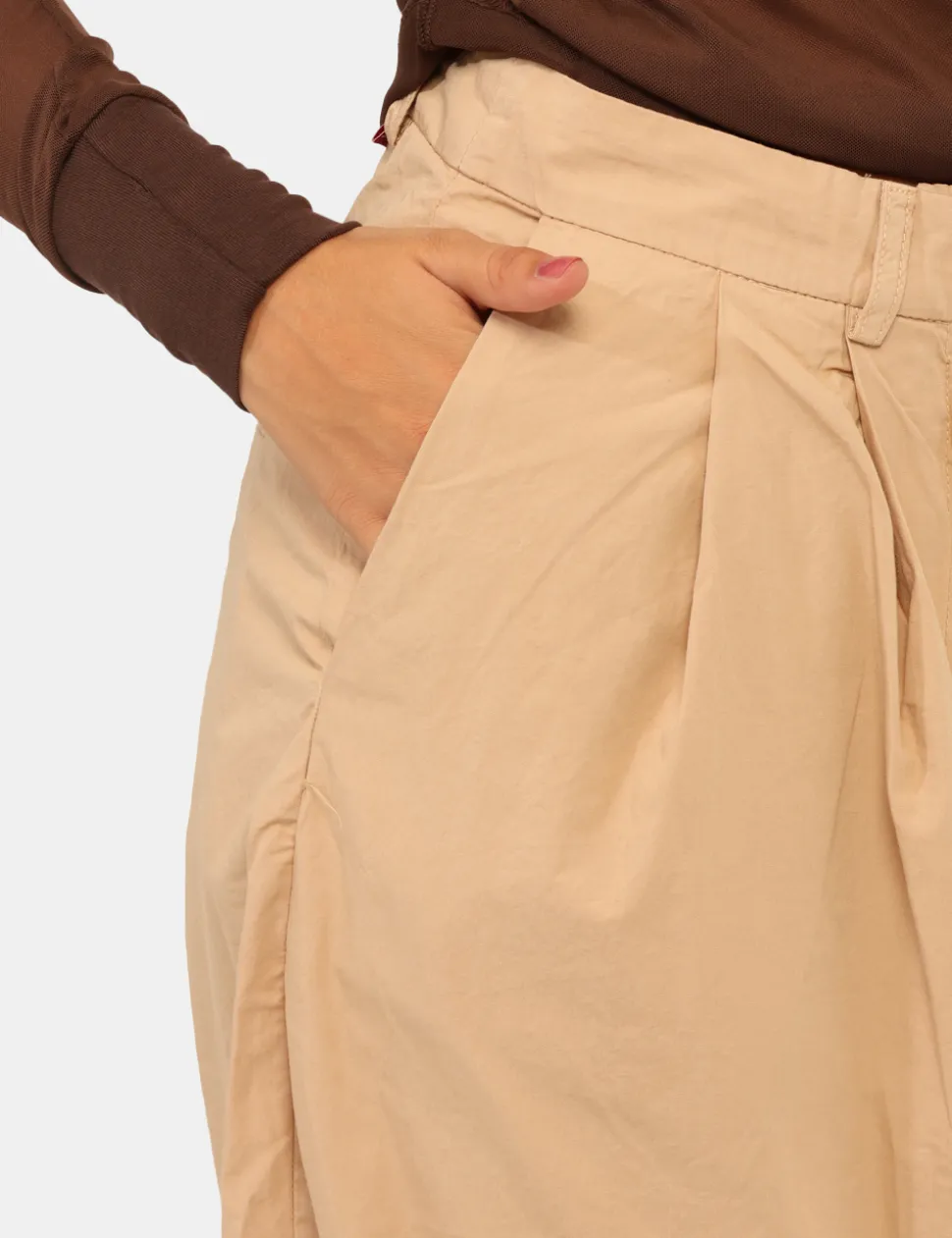 Pantaloni Via Delle Rose Beige
