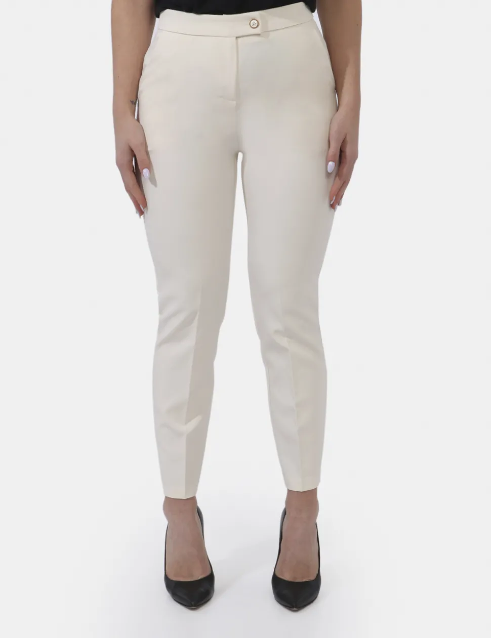 Pantaloni Yes Zee Bianco