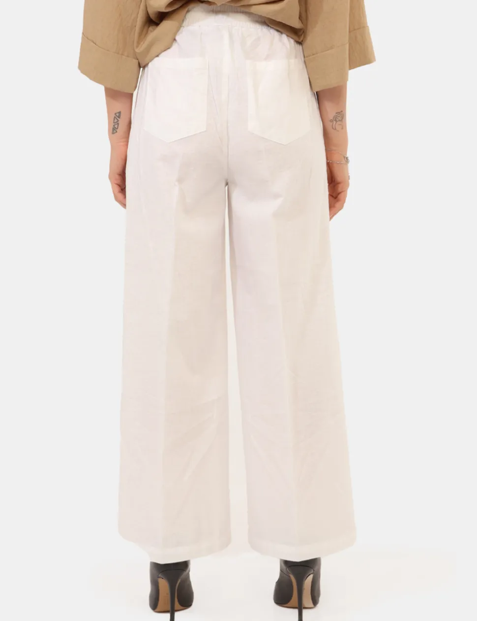 Pantaloni Yes Zee Bianco