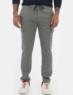Pantaloni Yes Zee Grigio