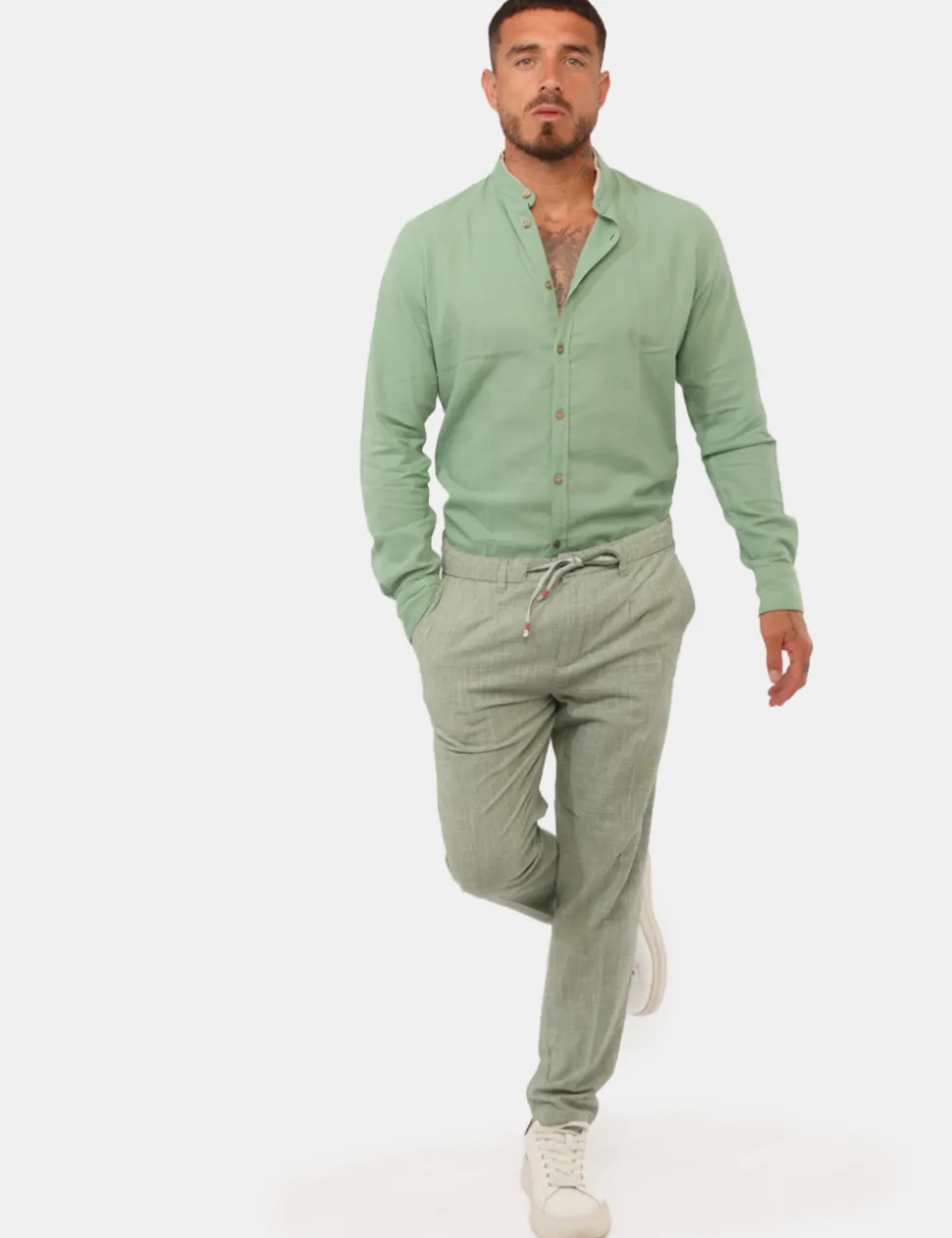 Pantaloni Yes Zee Verdi