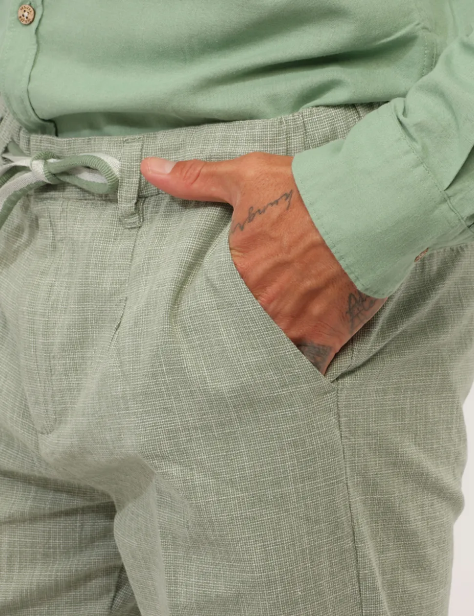 Pantaloni Yes Zee Verdi