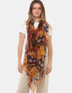 Pashmina Desigual Gialla