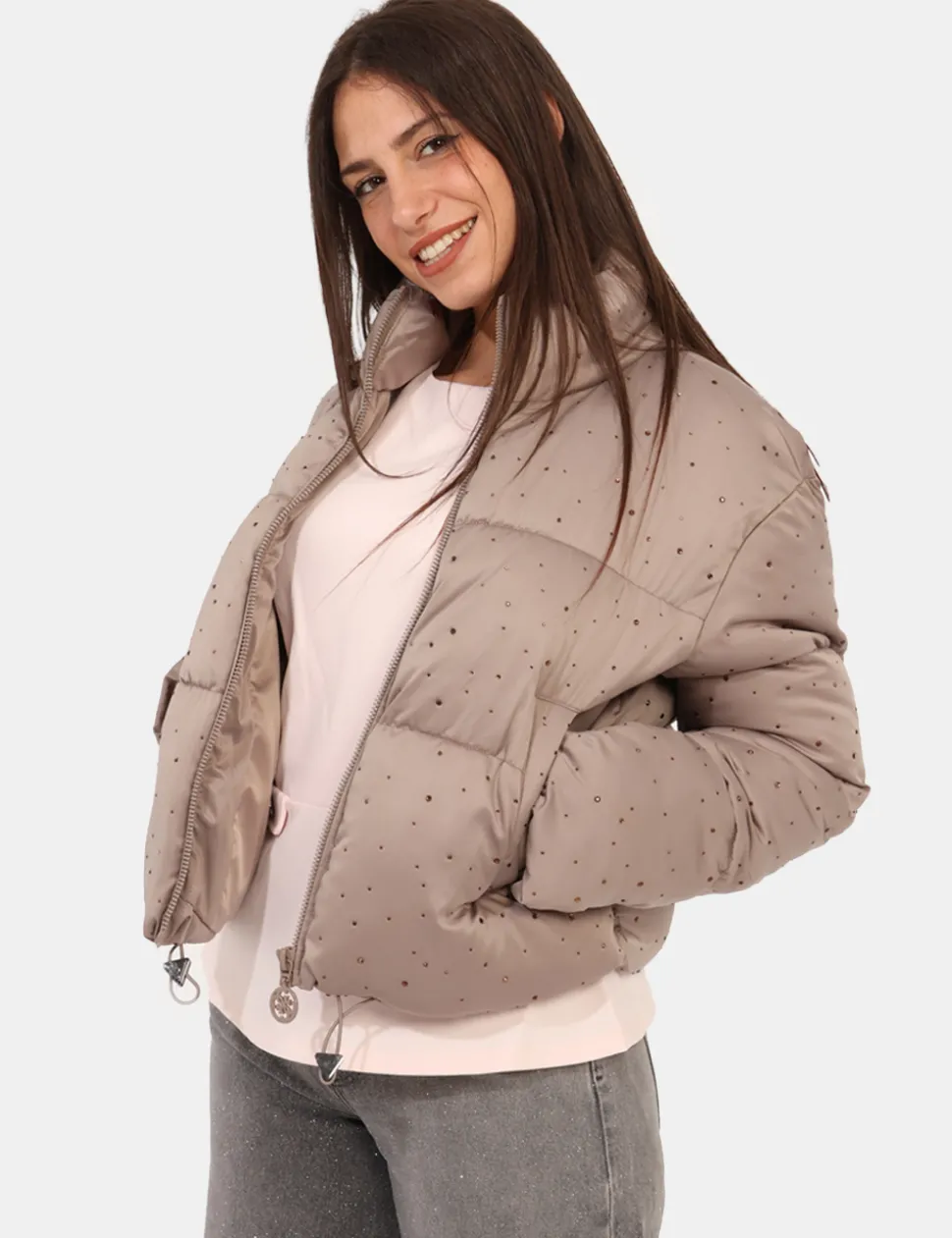 Piumino Guess Marrone