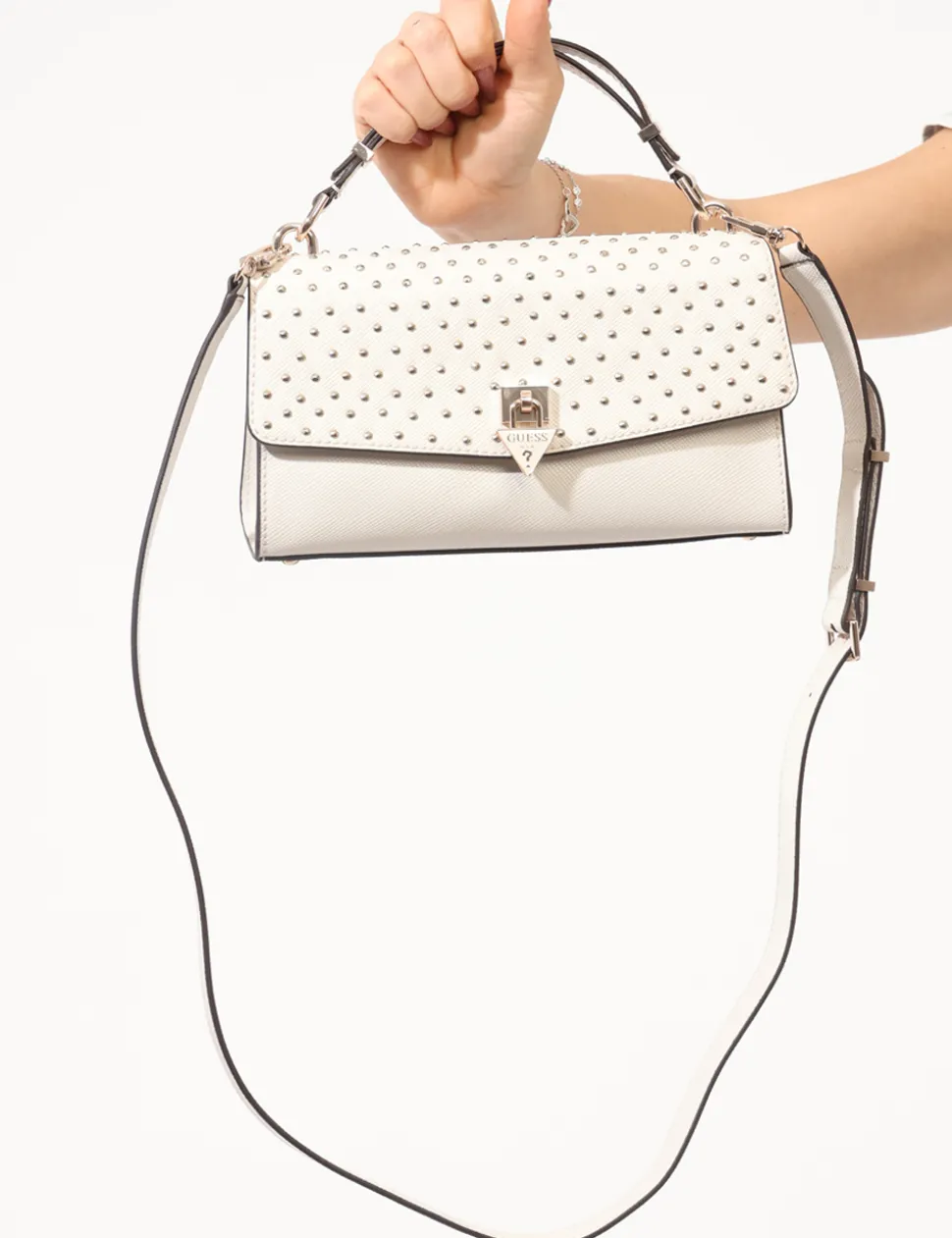 Pochette Guess Bianco