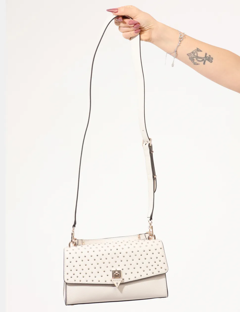 Pochette Guess Bianco