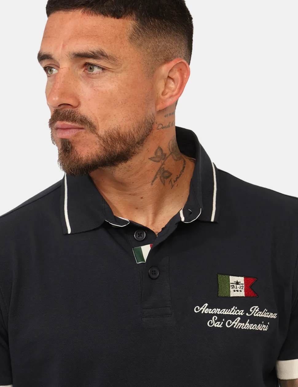Polo Aeronautica Italiana Blu