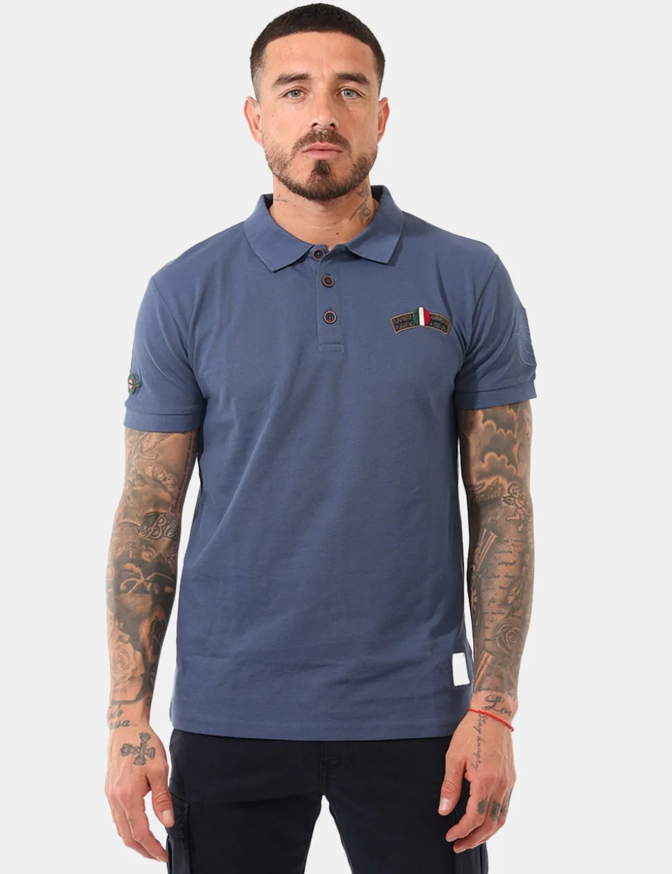 Polo Aeronautica Italiana Blu