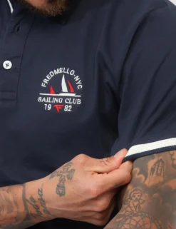 Polo Fred Mello Blu