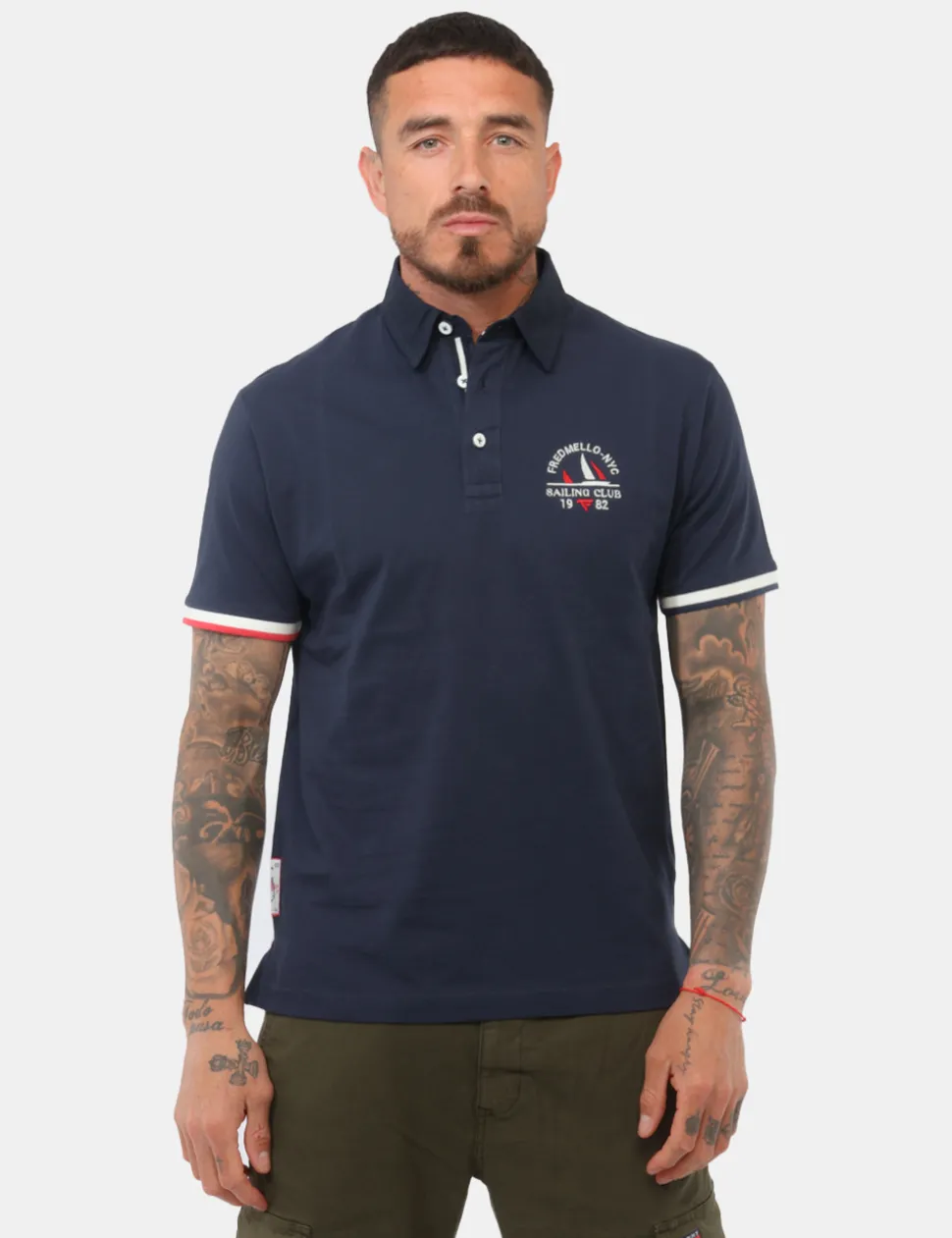 Polo Fred Mello Blu