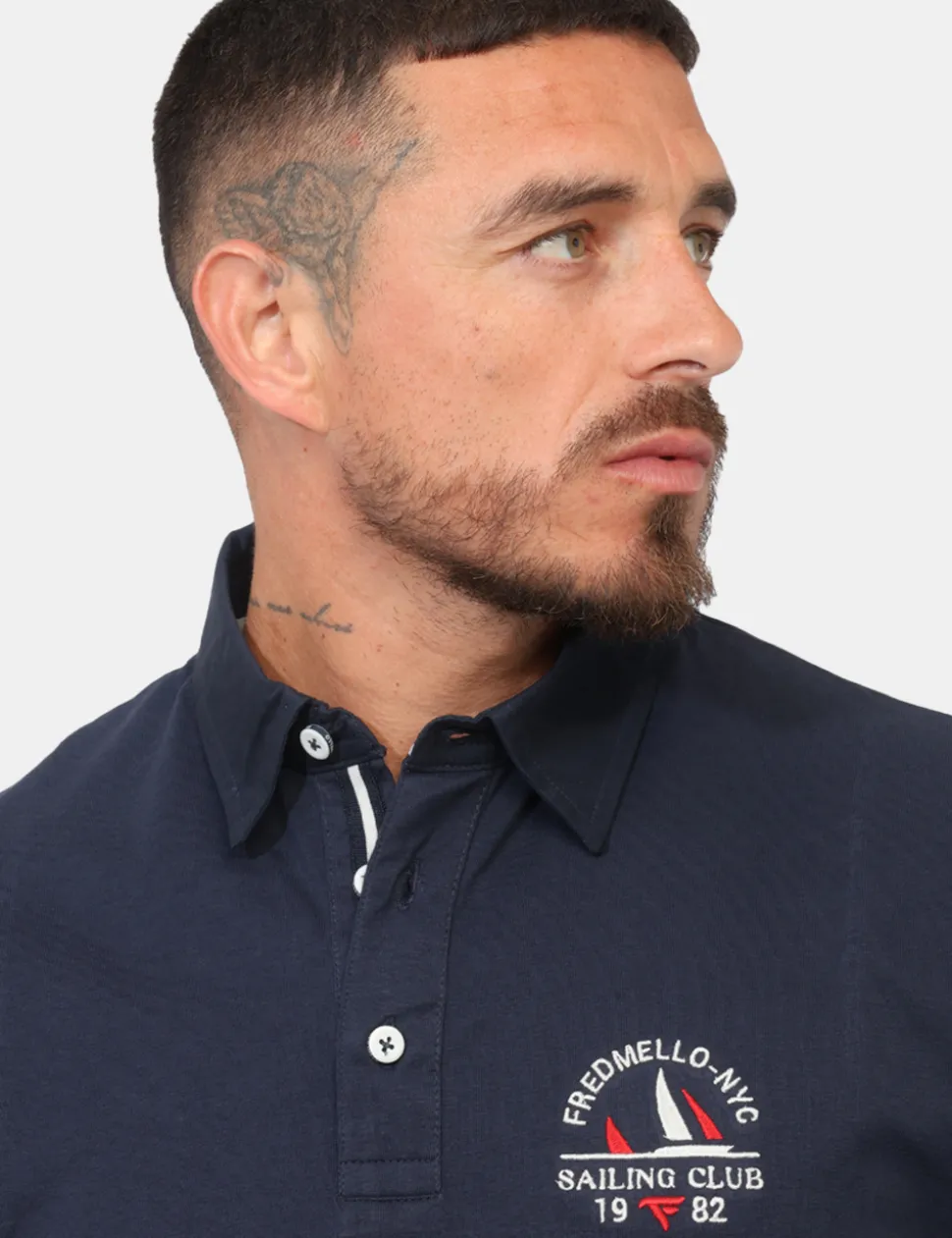 Polo Fred Mello Blu