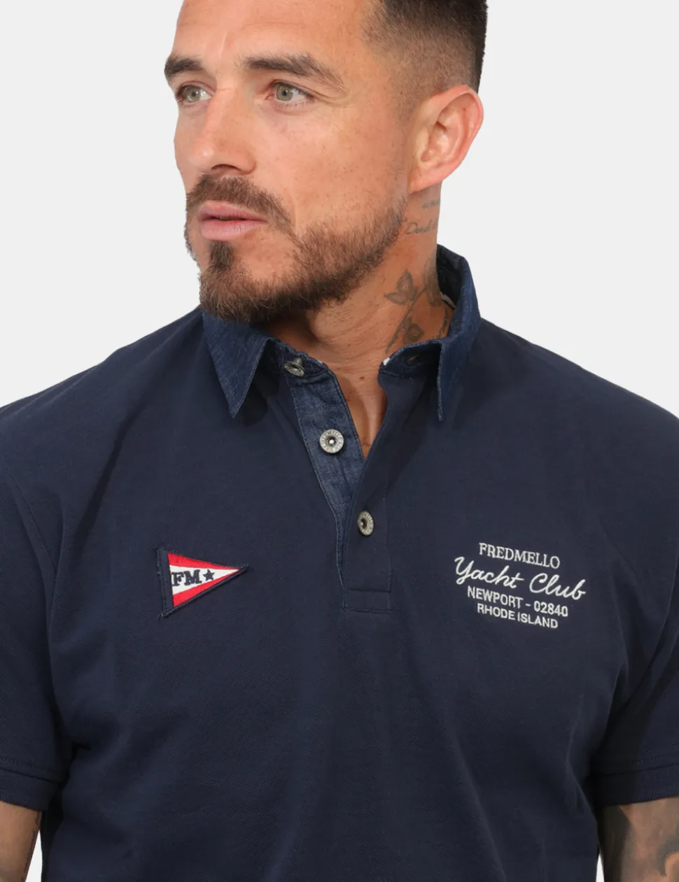 Polo Fred Mello Blu