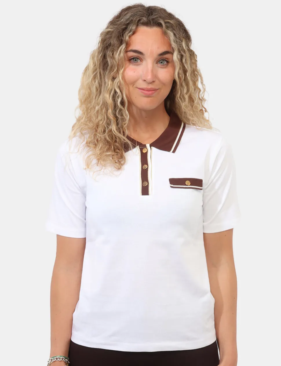 Polo Materica Bianca
