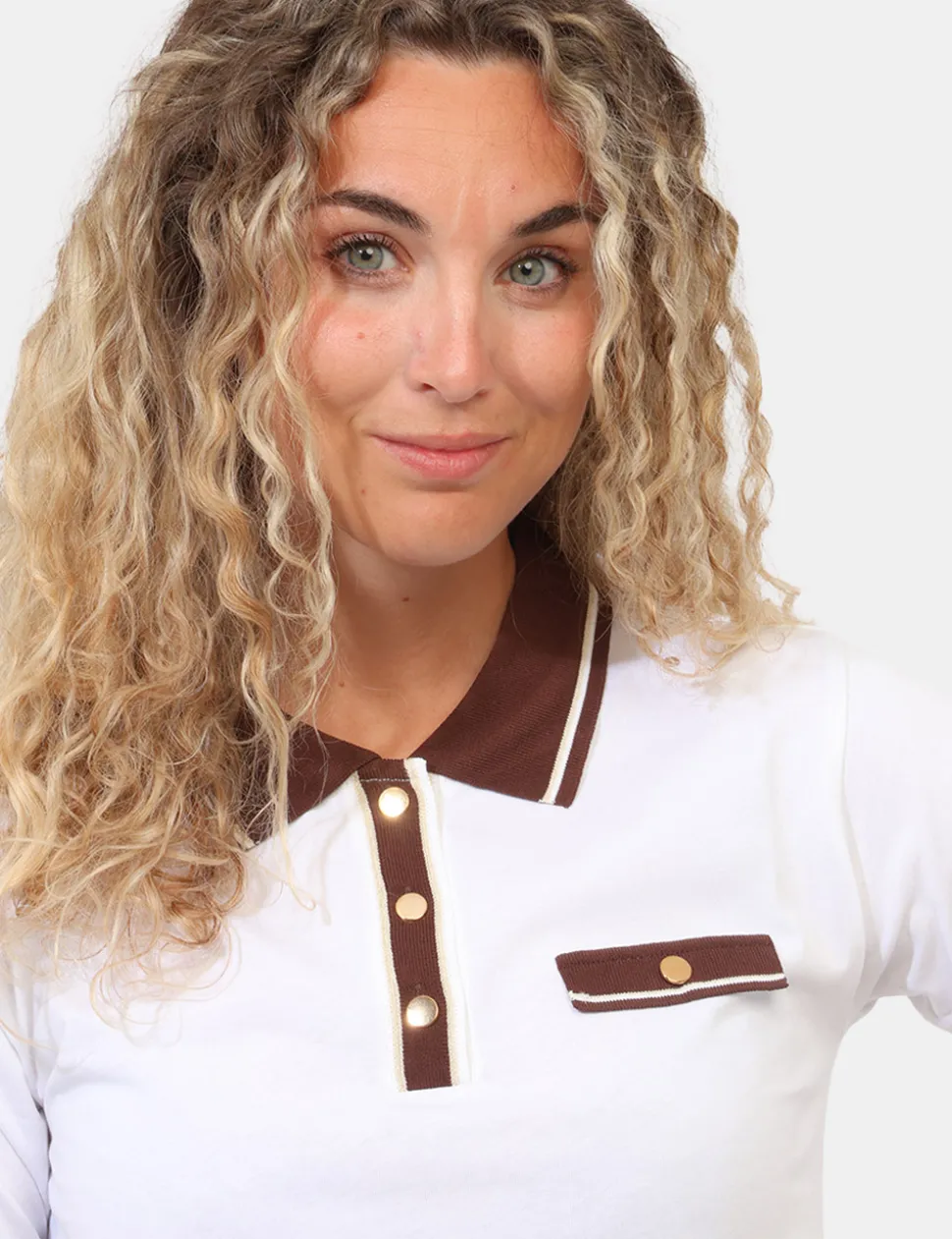 Polo Materica Bianca