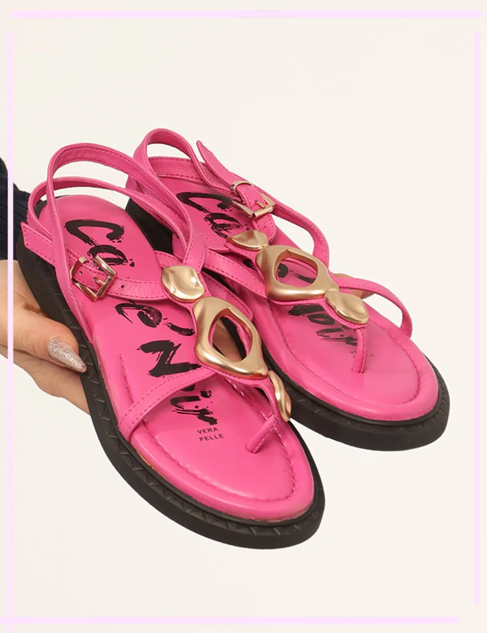 Sandali Cafe`Noir Fucsia tg.37