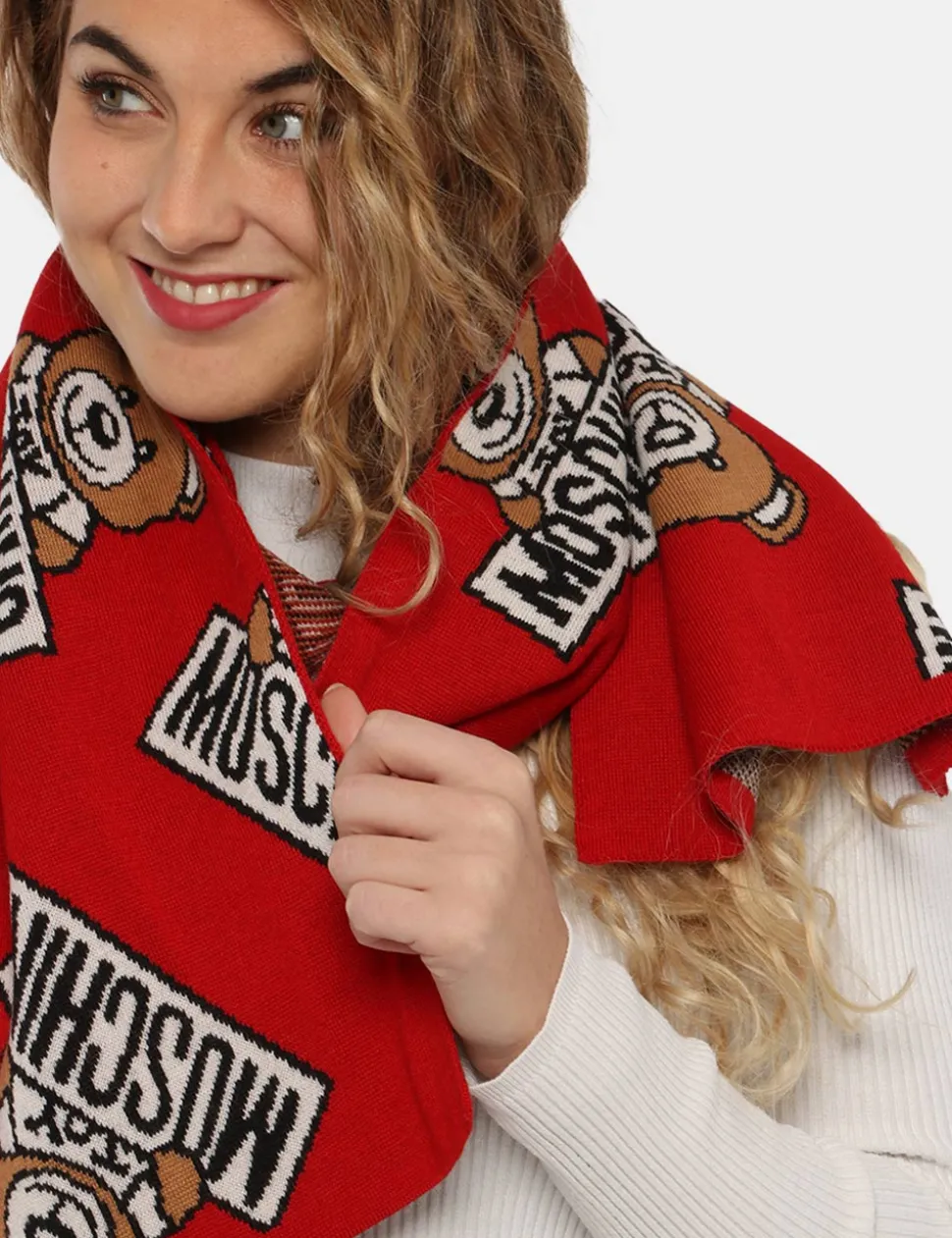 Sciarpa Moschino rosso