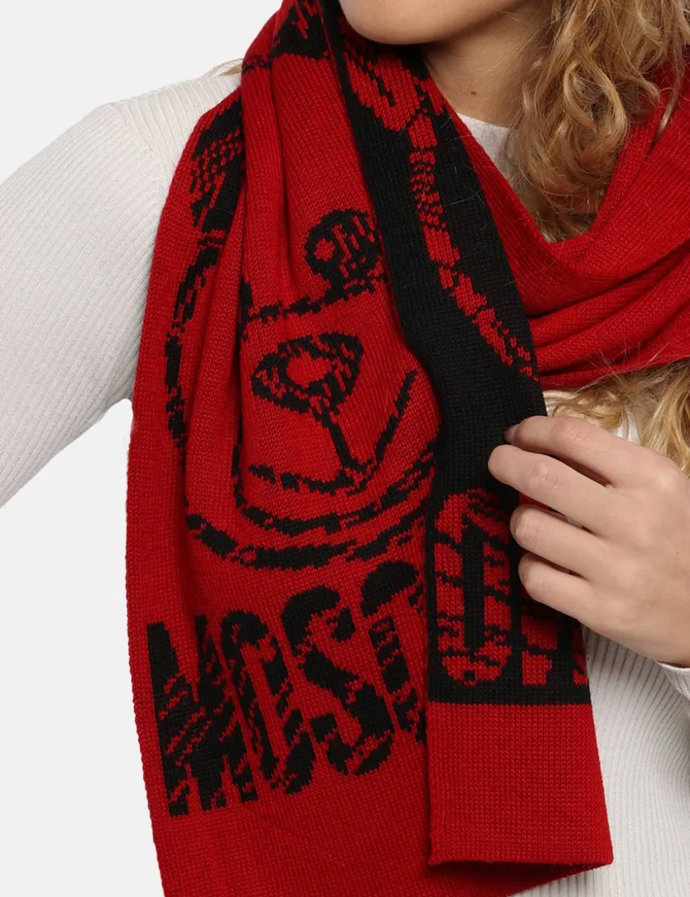 Sciarpa Moschino rosso