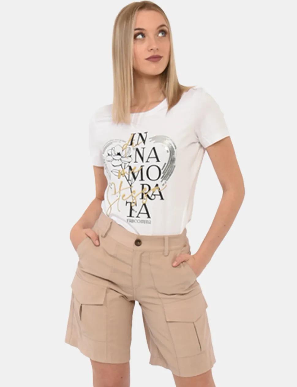 Shorts Fracomina Beige