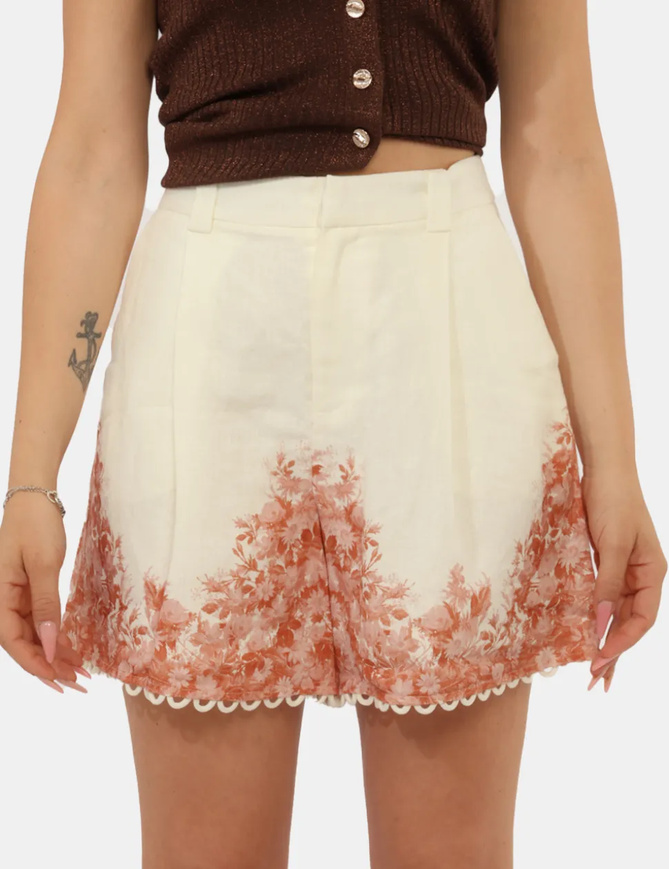 Shorts Twin Set Bianco