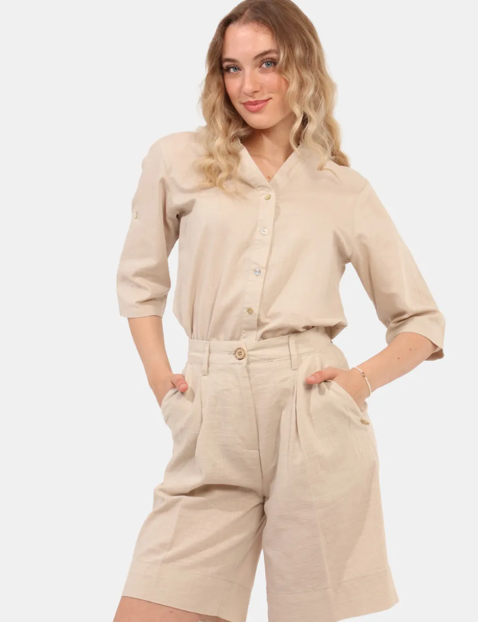 Shorts Yes Zee Beige