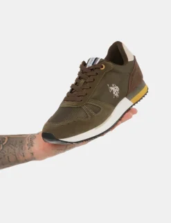 Sneakers U.S. POLO ASSN. Colourblock con inserti in nylon