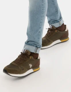 Sneakers U.S. POLO ASSN. Colourblock con inserti in nylon
