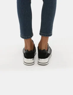 Sneakers U.S. Polo Assn con inserti argento