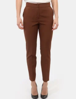 Tailleur Giacca Pantalone Rue De Clerie Marrone
