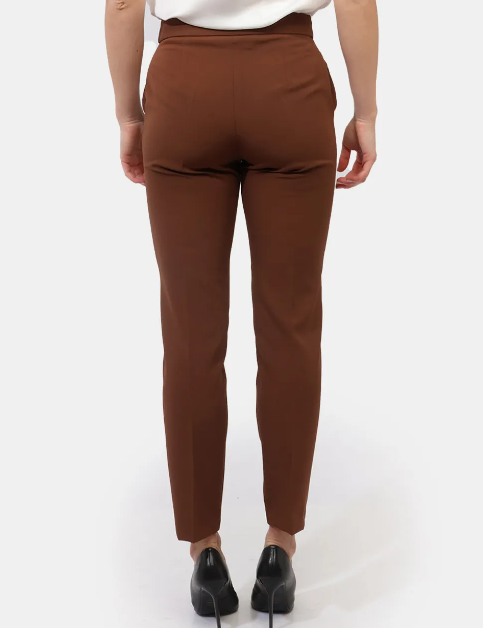 Tailleur Giacca Pantalone Rue De Clerie Marrone